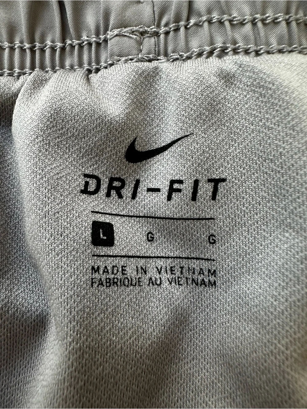 Nike Dri-FIT Tempo Running Shorts Gray Lined Athletic Gym Shorts Size: Large